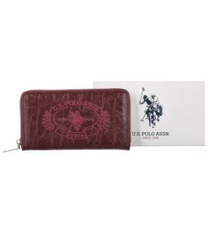 U.S. Polo Assn. New Hailey L Zip Ard Wall Croco Pu Bordeaux BEUHF5162WVR410 (US108-a) rankinė