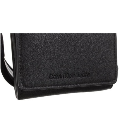 Calvin Klein Ultralight Wallet W/Wristlet Black K60K609325 BDS (CK137-a) rankinė