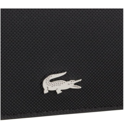 Lacoste Double Purse With Coin Black NF3252AA A91 (LC407-a) rankinė