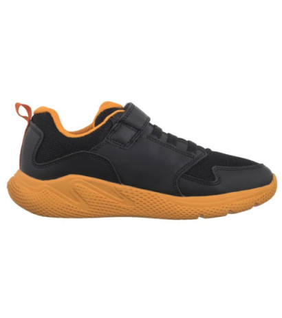 Geox J Sprintye B. A - Syn.Lea+Mesh Black/Orange J55GBA 0BC14 C0038 (GE209-a) sportiniai bateliai