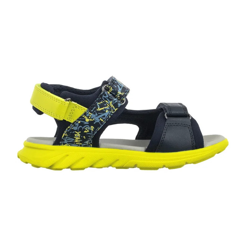Geox J Sandal Airadyum A Navy/Lime J55F1E 01504 C0749 (GE213-a) sandalai