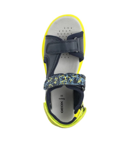 Geox J Sandal Airadyum A Navy/Lime J55F1E 01504 C0749 (GE213-a) sandalai