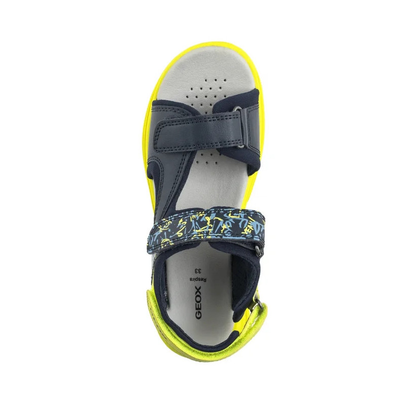 Geox J Sandal Airadyum A Navy/Lime J55F1E 01504 C0749 (GE213-a) sandalai