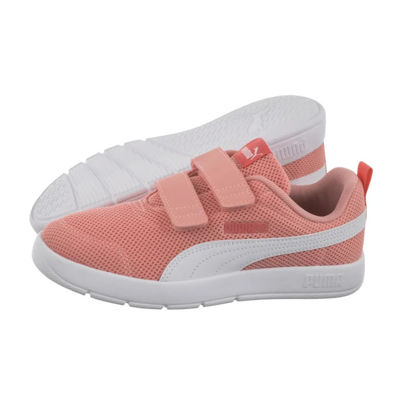 Puma Courtflex V3 Mesh PS Pink Fruit-White-Peach Frost 398085-07 (PU617-a) sportiniai bateliai