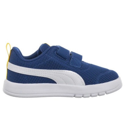 Puma Courtflex V3 Mesh Inf Clyde Royal-White-Yellow 398086-05 (PU619-b) sportiniai bateliai