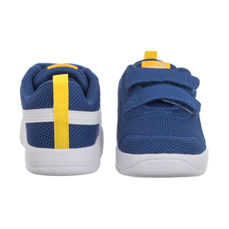 Puma Courtflex V3 Mesh Inf Clyde Royal-White-Yellow 398086-05 (PU619-b) sportiniai bateliai