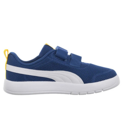 Puma Courtflex V3 Mesh PS Clyde Royal-White-Yellow 398085-05 (PU617-b) sportiniai bateliai