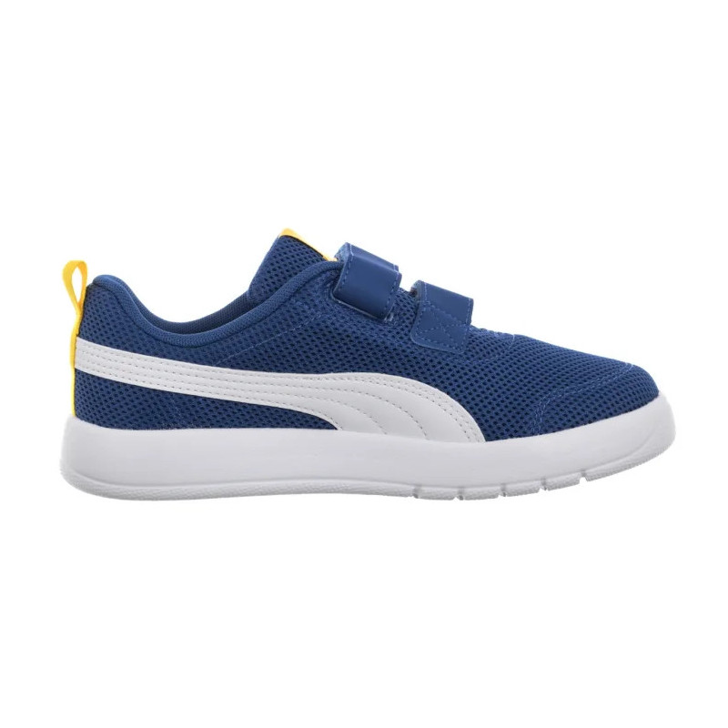Puma Courtflex V3 Mesh PS Clyde Royal-White-Yellow 398085-05 (PU617-b) sportiniai bateliai