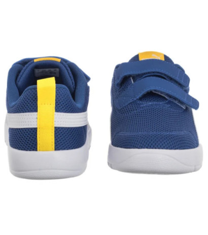 Puma Courtflex V3 Mesh PS Clyde Royal-White-Yellow 398085-05 (PU617-b) sportiniai bateliai