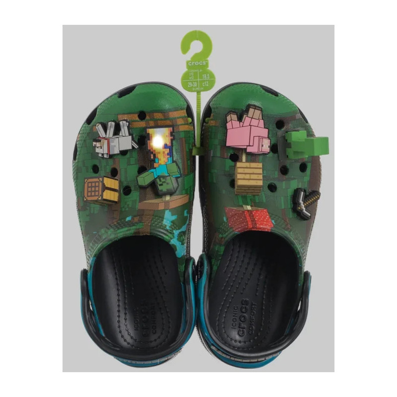 Crocs Classic Minecraft Clog Kids Multi 210830-90H (CR372-a) šlepetės