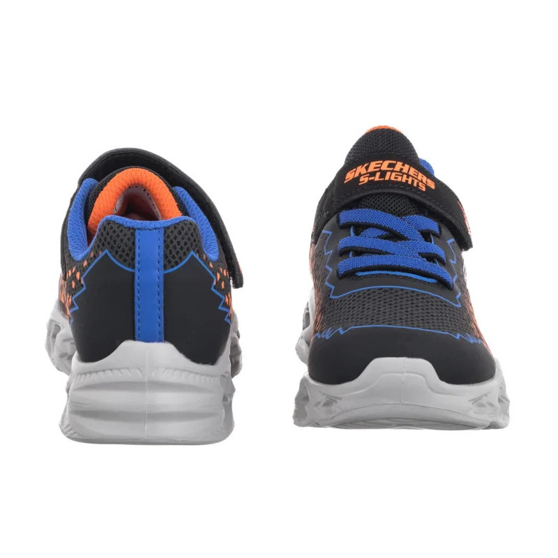 Skechers S Lights Vortex 2.0 - Zorento Blk/Blu/Orange 400603N/BBOR (SK233-a) sportiniai bateliai