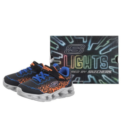 Skechers S Lights Vortex 2.0 - Zorento Blk/Blu/Orange 400603N/BBOR (SK233-a) sportiniai bateliai