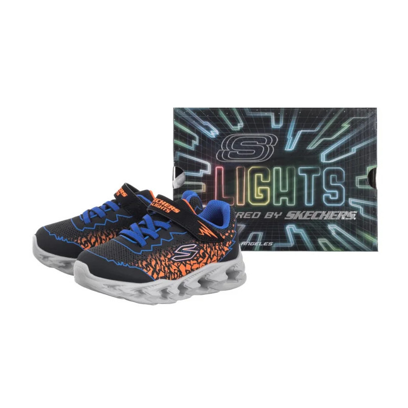 Skechers S Lights Vortex 2.0 - Zorento Blk/Blu/Orange 400603N/BBOR (SK233-a) sportiniai bateliai