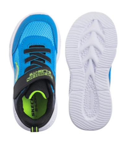 Skechers S Lights Skechers Meteor Lights Krendox Black/Blue 401495N/BKBL (SK239-a) sportiniai bateliai