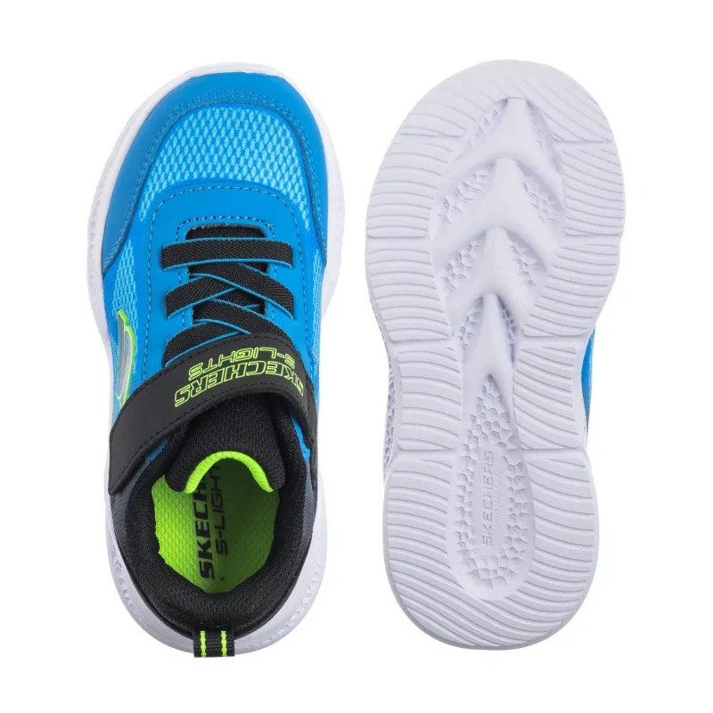 Skechers S Lights Skechers Meteor Lights Krendox Black/Blue 401495N/BKBL (SK239-a) sportiniai bateliai