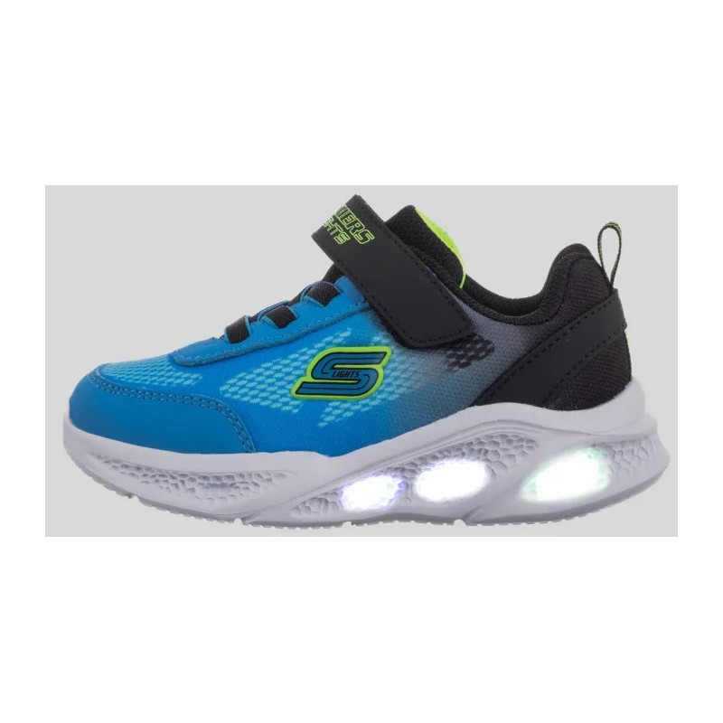 Skechers S Lights Skechers Meteor Lights Krendox Black/Blue 401495N/BKBL (SK239-a) sportiniai bateliai
