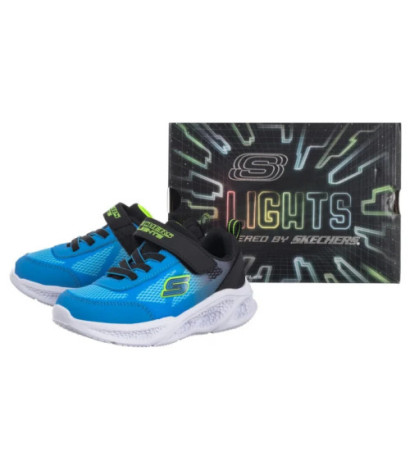 Skechers S Lights Skechers Meteor Lights Krendox Black/Blue 401495N/BKBL (SK239-a) sportiniai bateliai