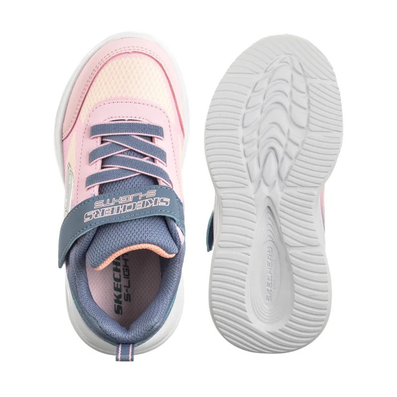 Skechers S Lights Skechers Sola Glow Ombre Deluxe Gray/Light Pink 303714N/GYLP (SK244-a) sportiniai bateliai
