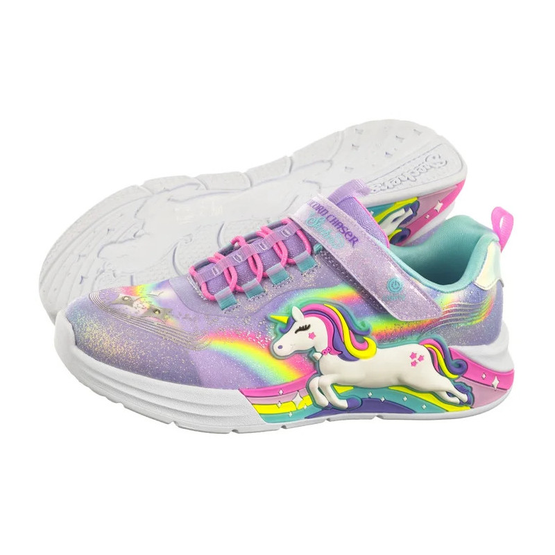 Skechers S Lights Unicorn Chaser Lavender/Multi 302298L/LVMT (SK247-a) sportiniai bateliai
