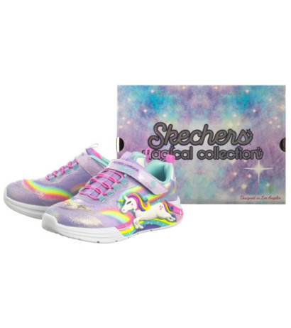 Skechers S Lights Unicorn Chaser Lavender/Multi 302298L/LVMT (SK247-a) sportiniai bateliai