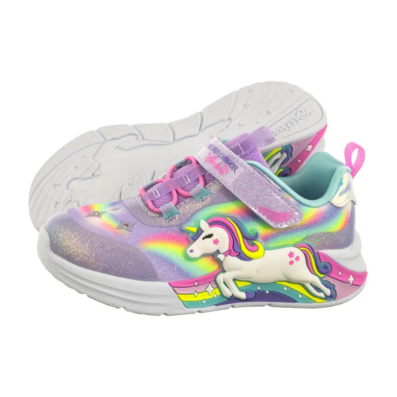 Skechers S Lights - Unicorn Chaser Lavender/Multi 302298N/LVMT (SK248-a) sportiniai bateliai