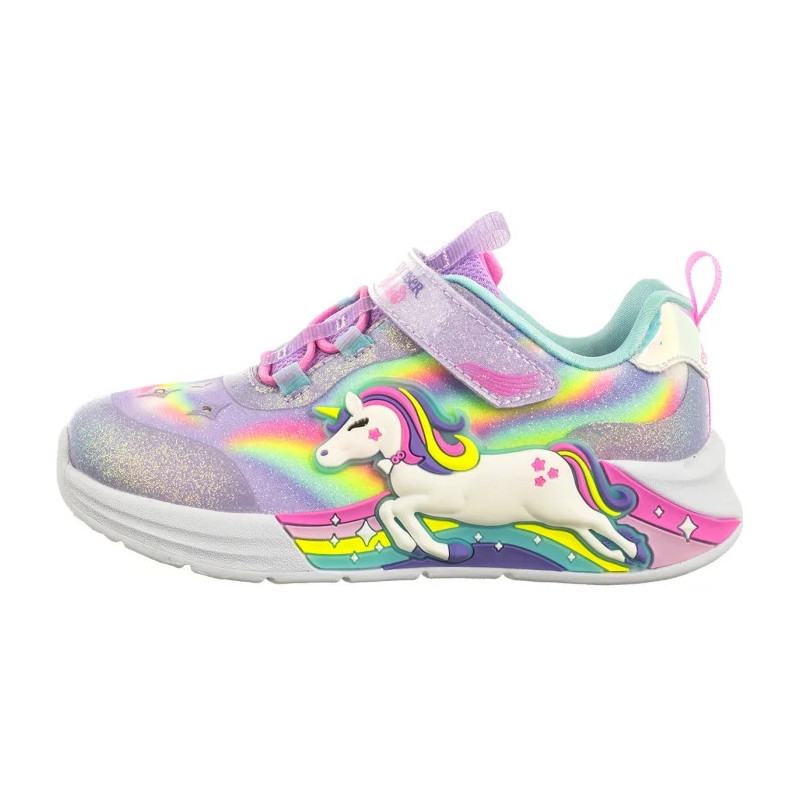 Skechers S Lights - Unicorn Chaser Lavender/Multi 302298N/LVMT (SK248-a) sportiniai bateliai