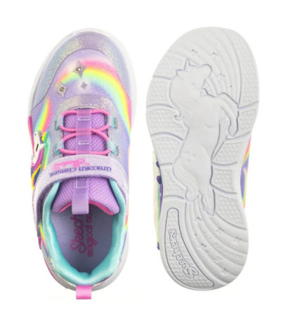 Skechers S Lights - Unicorn Chaser Lavender/Multi 302298N/LVMT (SK248-a) sportiniai bateliai