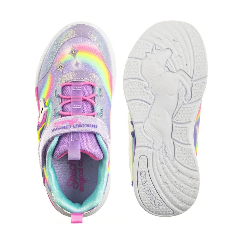 Skechers S Lights - Unicorn Chaser Lavender/Multi 302298N/LVMT (SK248-a) sportiniai bateliai