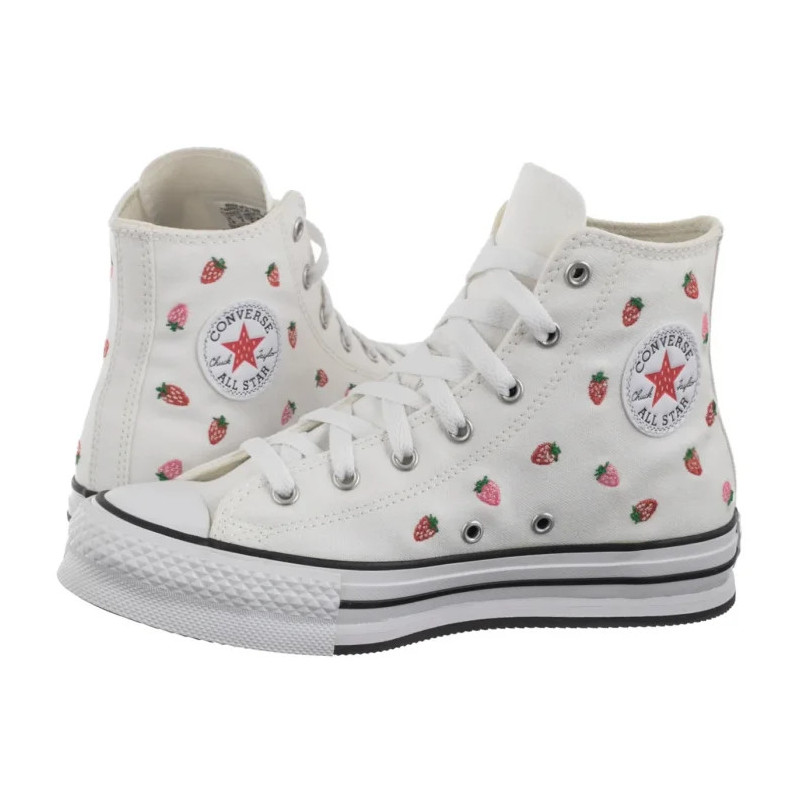 Converse CTAS Eva Lift Hi White/Soft Red/Watermelon Pink A14925C (CO777-a) bateliai
