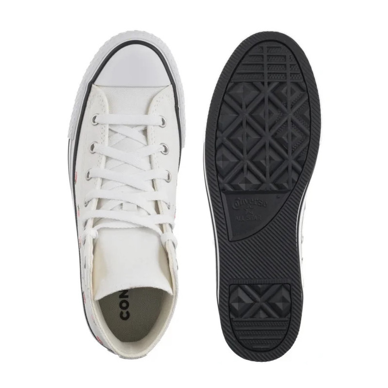 Converse CTAS Eva Lift Hi White/Soft Red/Watermelon Pink A14925C (CO777-a) bateliai