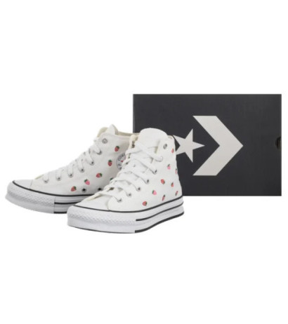 Converse CTAS Eva Lift Hi White/Soft Red/Watermelon Pink A14925C (CO777-a) bateliai