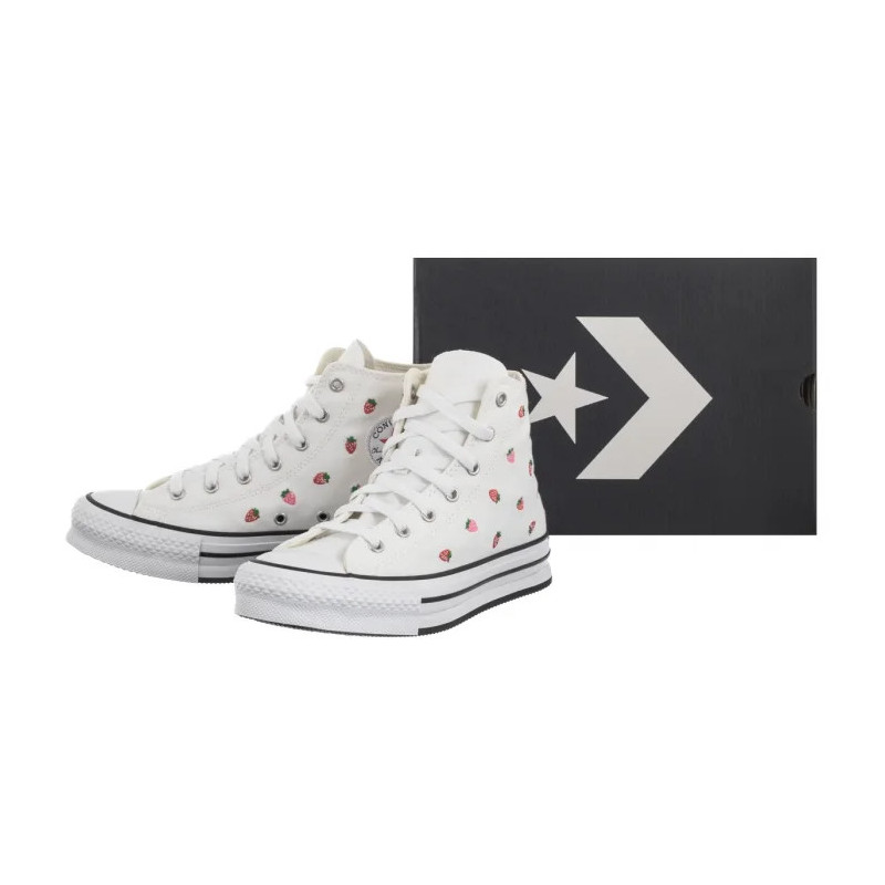 Converse CTAS Eva Lift Hi White/Soft Red/Watermelon Pink A14925C (CO777-a) bateliai
