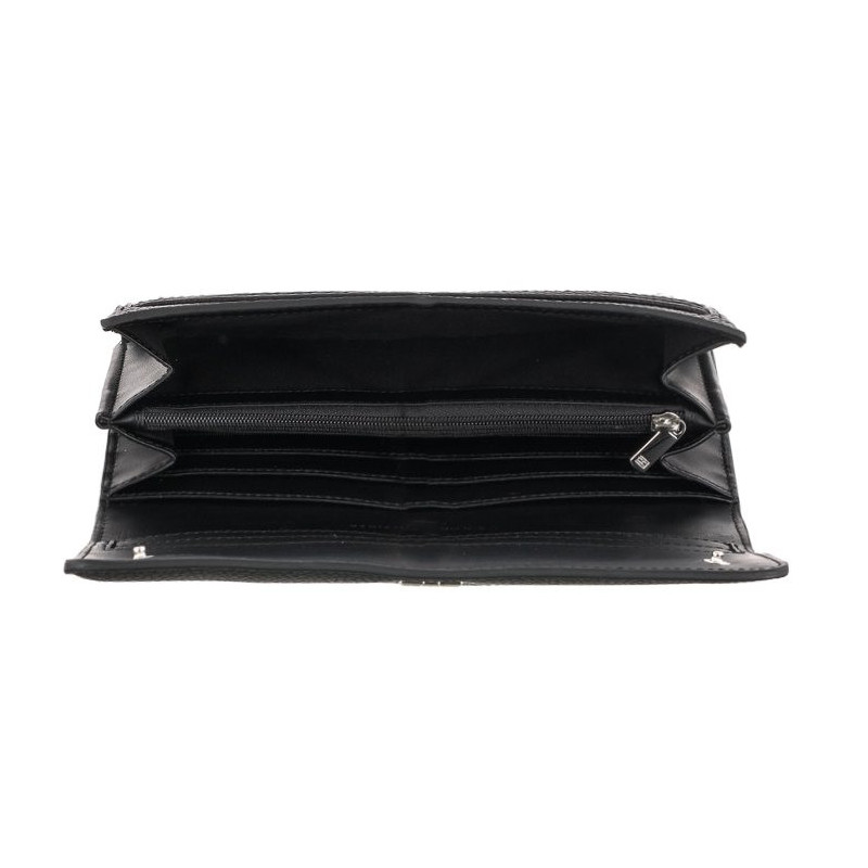 Tommy Hilfiger Th Emblem Large Flap Wallet AW0AW14221 BDS (TH611-a) rankinė