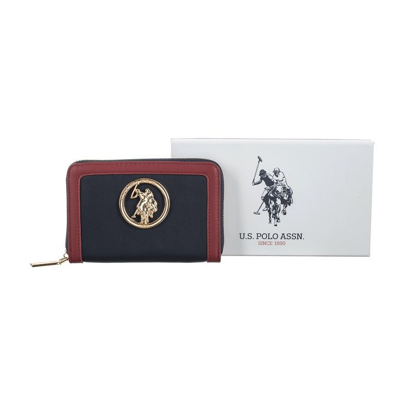 U.S. Polo Assn. Stateside M Zip Wallet Blue BIUS55692WVP200 (US177-a) rankinė