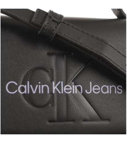 Calvin Klein Sculpted Boxy Flap Cb20 Mono Fashion Black K60K610829 0GJ (CK298-a) rankinė