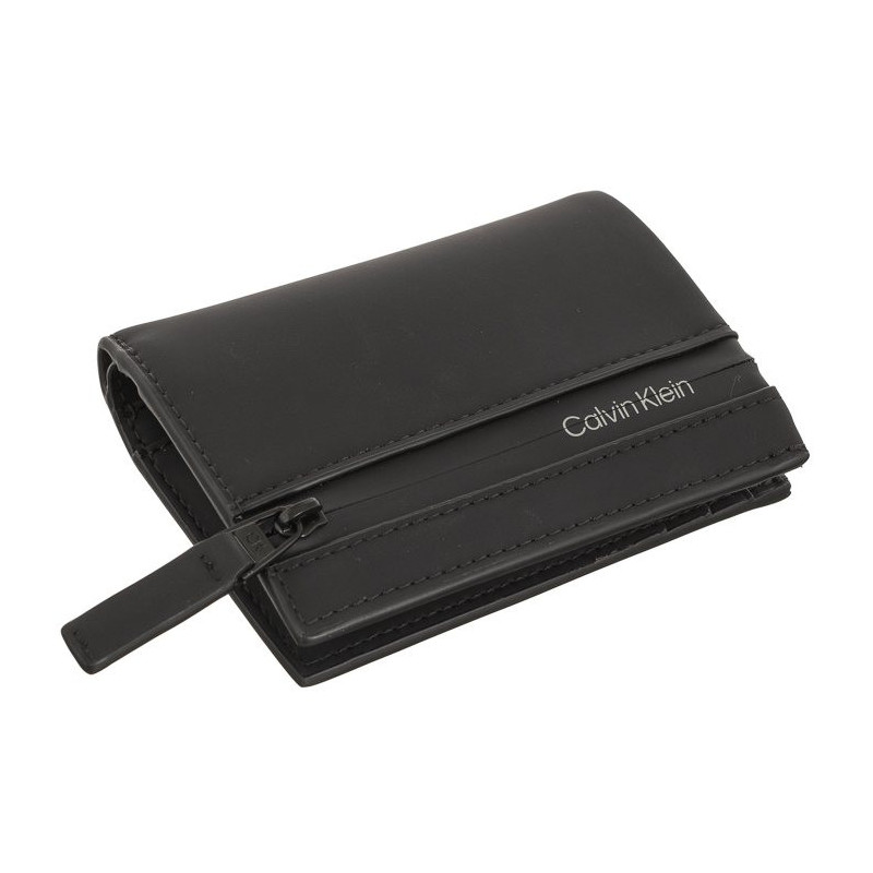 Calvin Klein Rubberized Bifold 6cc W/Coin Black K50K510895 BAX (CK346-a) rankinė