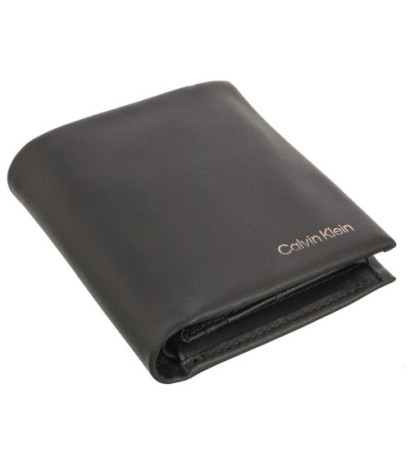 Calvin Klein CK Concise Trifold 6CC W/Coin Black K50K510593 BAX (CK347-a) rankinė