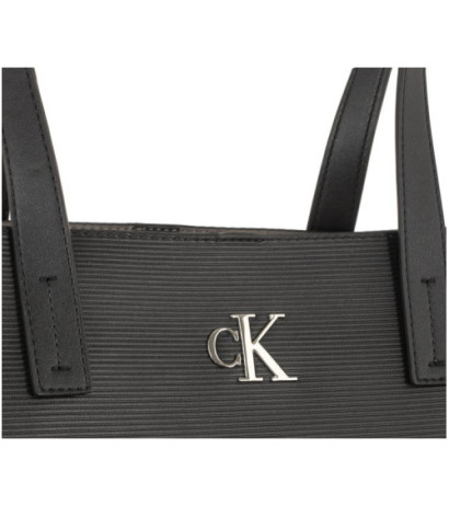 Calvin Klein Minimal Monogram Slim Tote34 Black K60K611213 BDS (CK361-a) rankinė