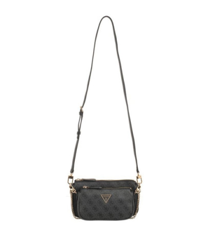 Guess Noelle Dbl Pouch Crossbody HWBG78 79710 Coal Logo (GU515-b) rankinė