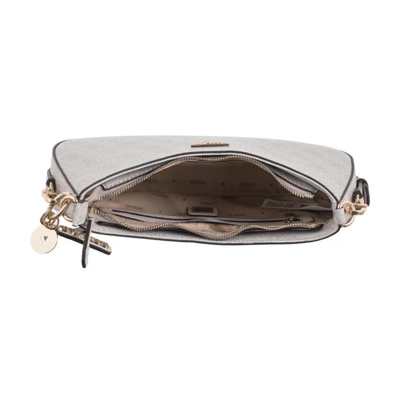 Guess Noelle Top Zip Shoulder Bag HWBG78 79180 Bone Logo (GU472-d) rankinė