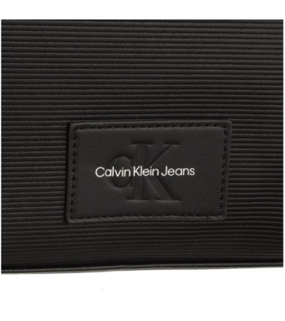 Calvin Klein Sculpted Slim Square Tote Chain Black K60K611187 BDS  (CK392-a) rankinė