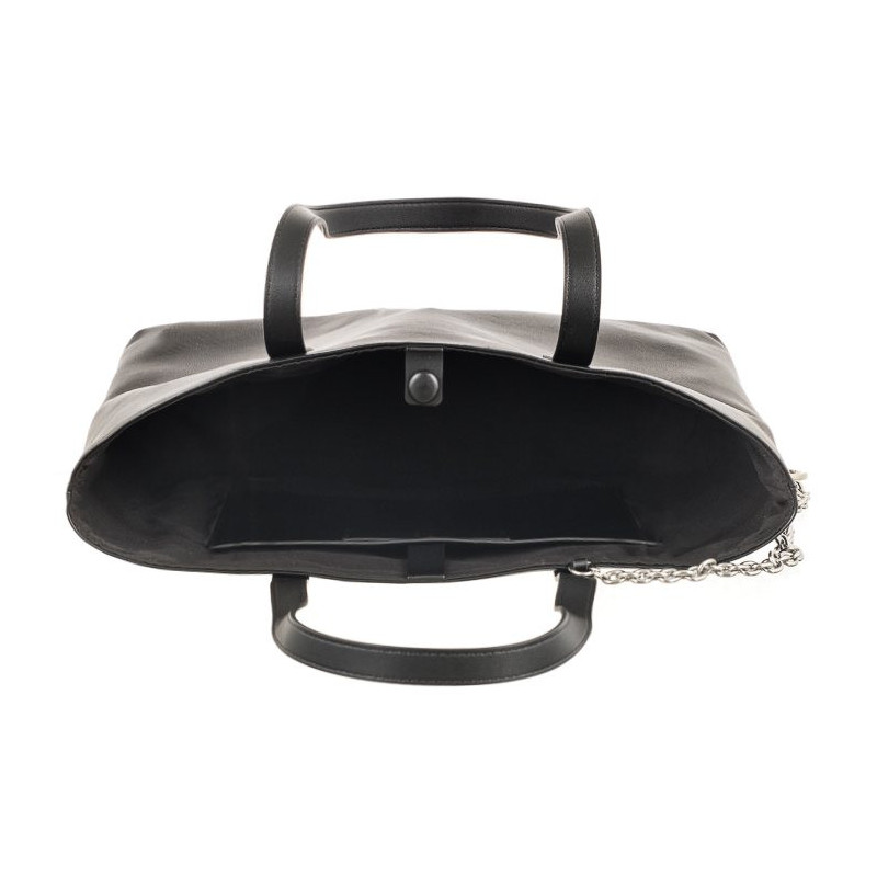 Calvin Klein Sculpted Slim Square Tote Chain Black K60K611187 BDS  (CK392-a) rankinė