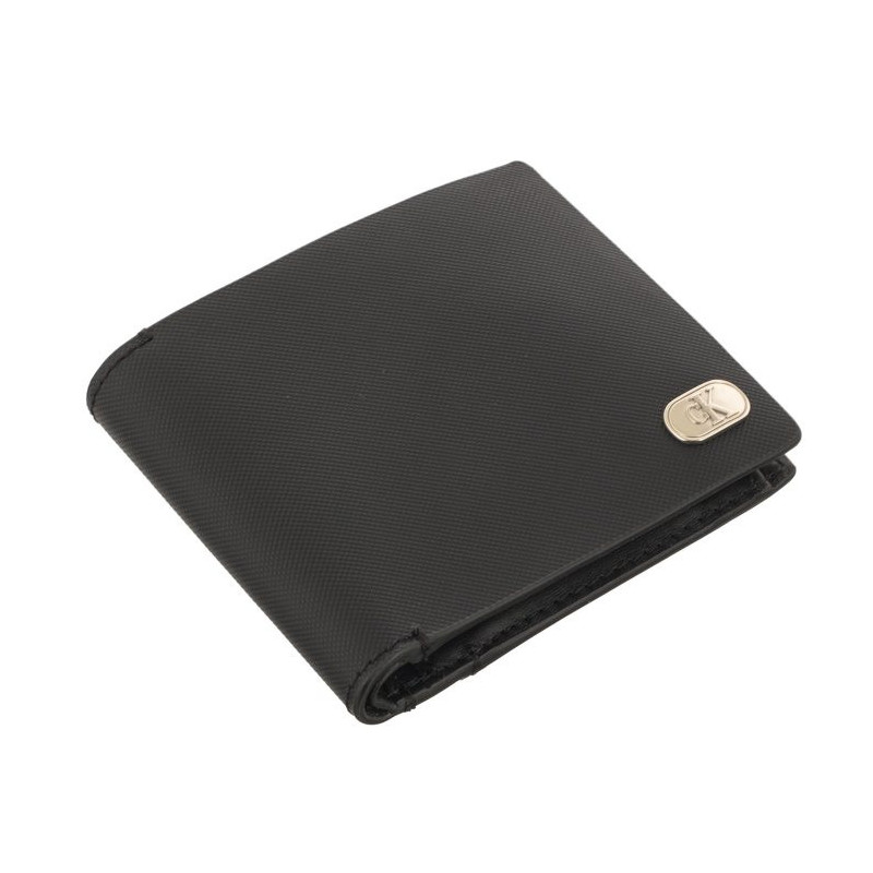Calvin Klein Textured Bifold W/Coin Black K50K511475 BEH (CK403-a) rankinė