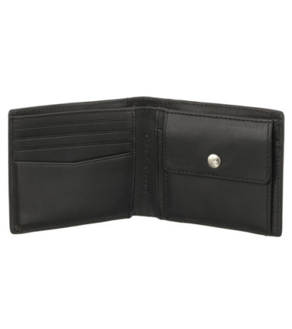 Calvin Klein Textured Bifold W/Coin Black K50K511475 BEH (CK403-a) rankinė