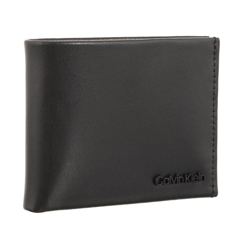 Calvin Klein Minimal Focus Bifold 6Cc W/Bill Black K50K511277 BEH (CK406-a) rankinė