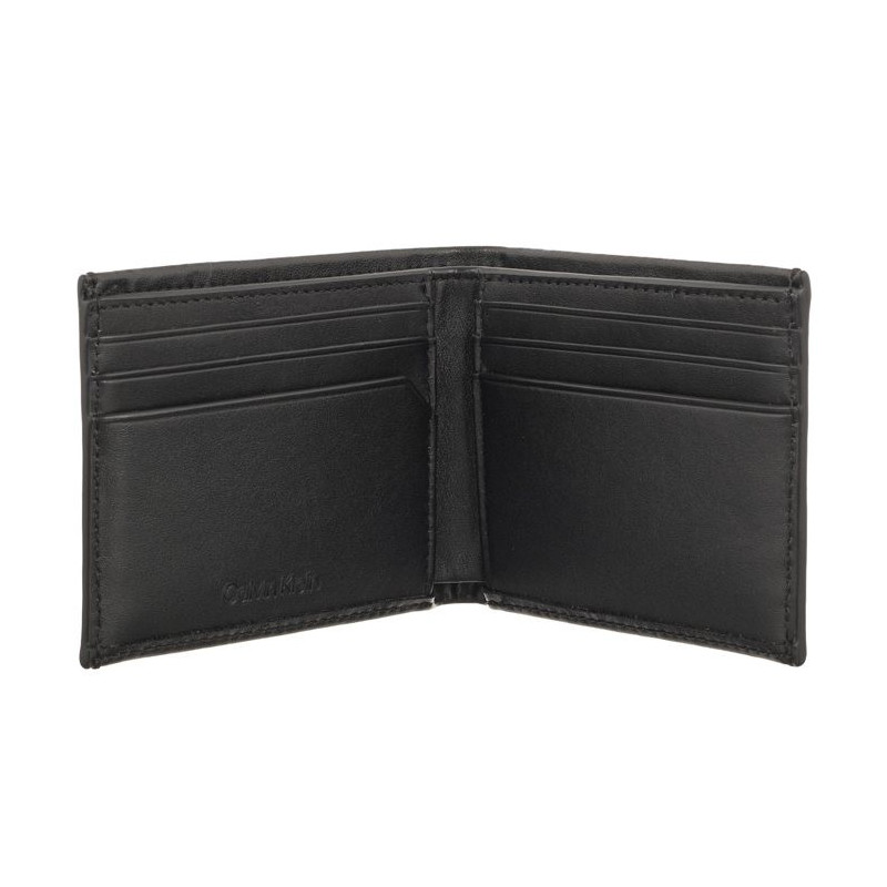 Calvin Klein Minimal Focus Bifold 6Cc W/Bill Black K50K511277 BEH (CK406-a) rankinė