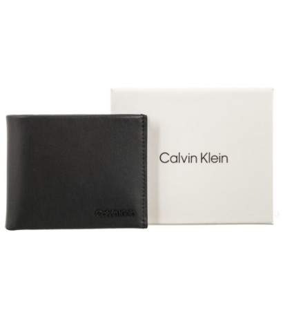 Calvin Klein Minimal Focus Bifold 6Cc W/Bill Black K50K511277 BEH (CK406-a) rankinė