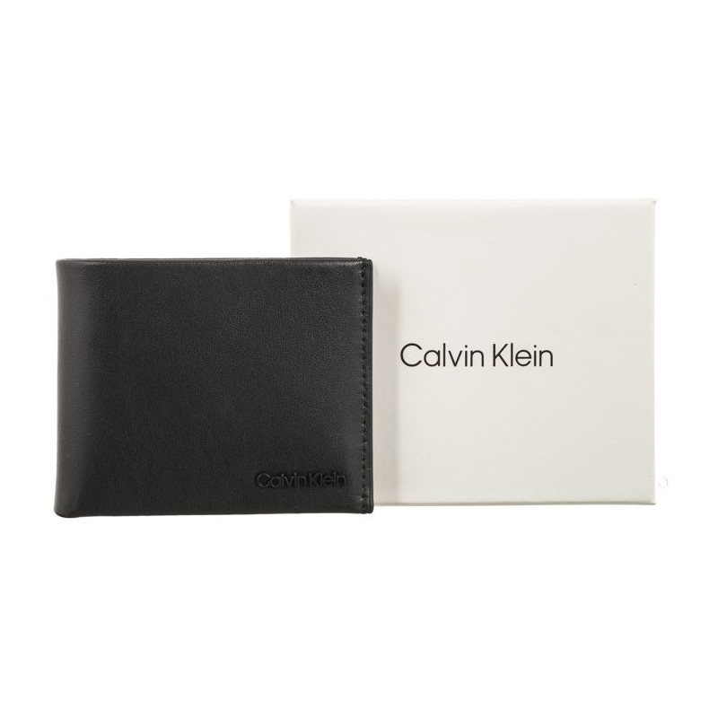 Calvin Klein Minimal Focus Bifold 6Cc W/Bill Black K50K511277 BEH (CK406-a) rankinė