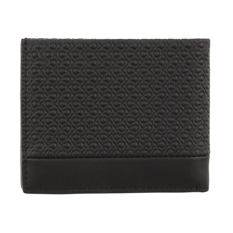 Calvin Klein Modern Bar Bifold 6Cc W/Bill Black Nano Mono K50K511374 0GL  (CK408-a) rankinė