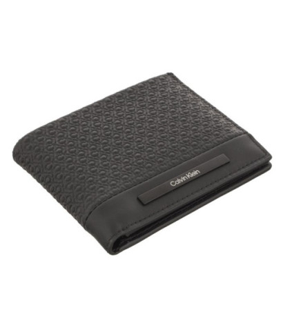 Calvin Klein Modern Bar Bifold 6Cc W/Bill Black Nano Mono K50K511374 0GL  (CK408-a) rankinė